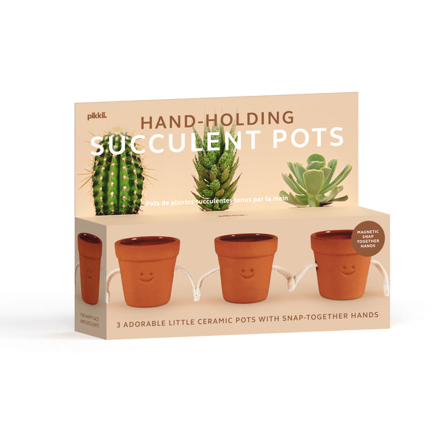 Hand-Holding Succulent Pots