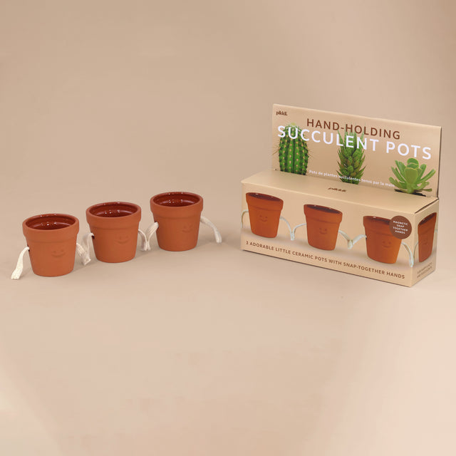 Hand-Holding Succulent Pots