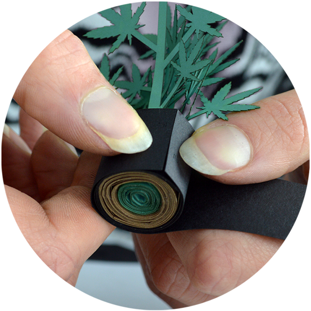 Roll Your Own Weed Plants - Paper Craft Kit