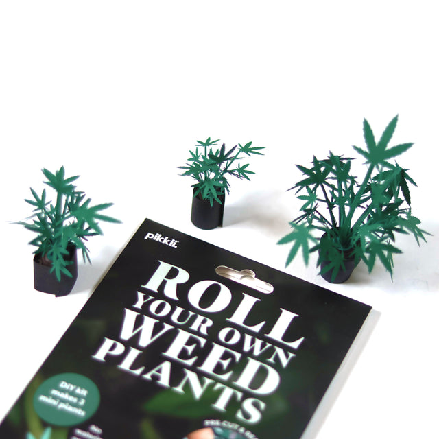 Roll Your Own Weed Plants - Paper Craft Kit