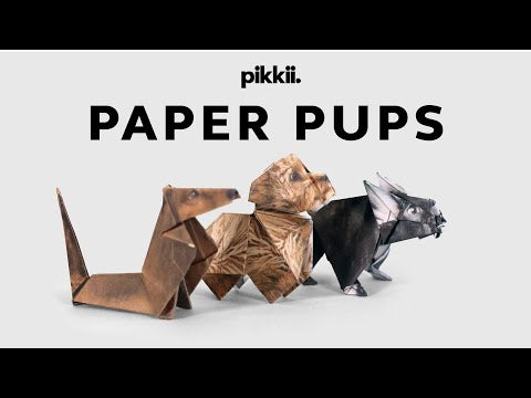 Easy Origami Dogs Tutorial Video Pikkii Paper Pups