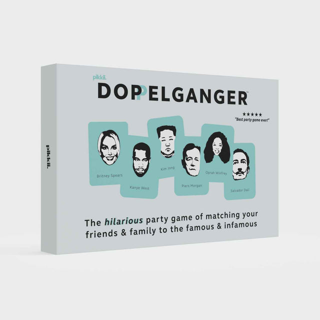 Pikkii Doppelganger™ The Party Game for Adults Front of Packaging