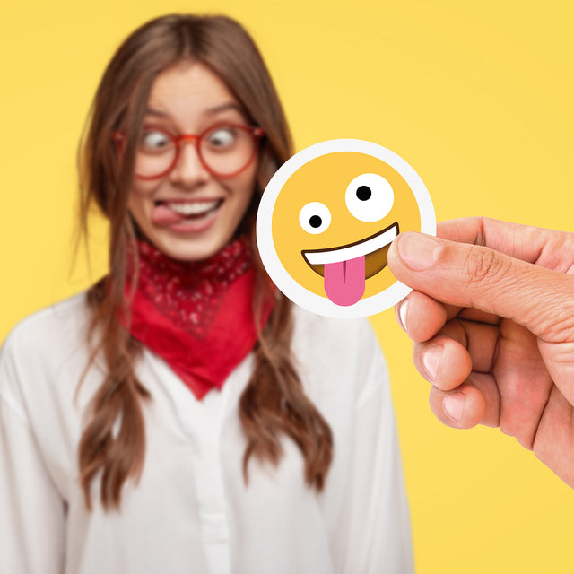 Emoticon Hunt by Pikkii - Woman acting out funny face