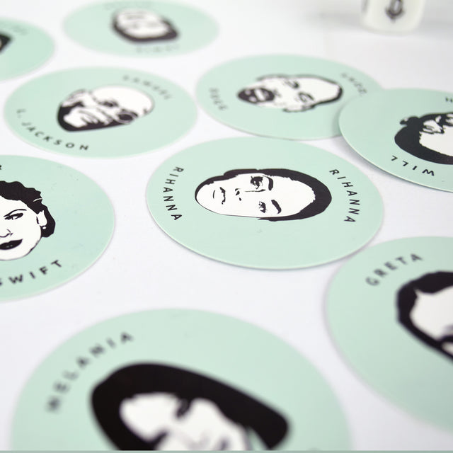 Find the face cards close up