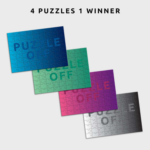 Puzzle Off Game by Pikkii 4 Puzzles 1 Winner