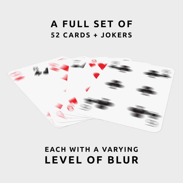 Intoxicated deck of blurry playing cards by Pikkii