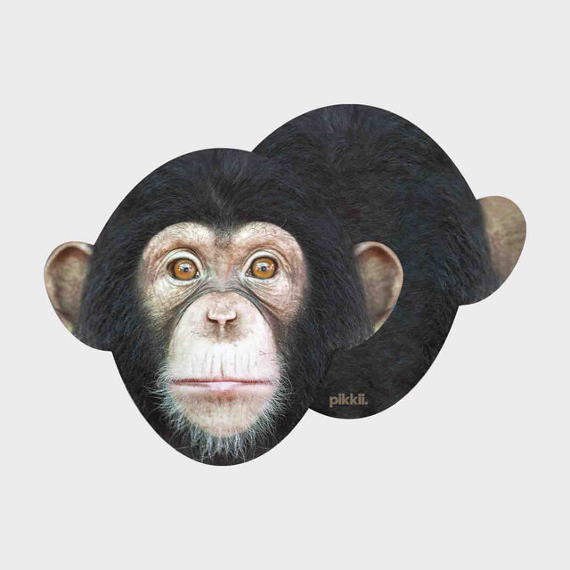 Pikkii Monkey Microfiber Glasses Cloth - Fun Microfiber Cloth, Printed Front & Back