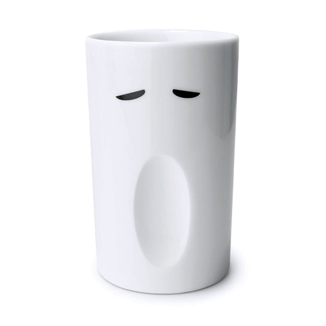 Pikki Mood Mug Sleepy insulated mug on white background