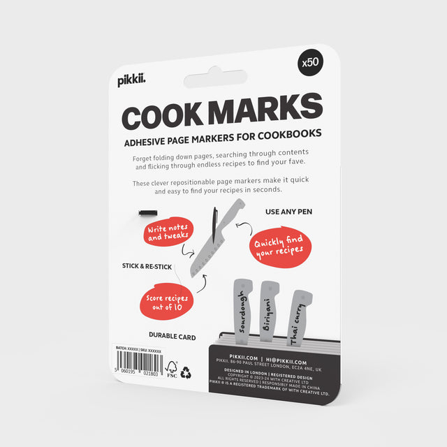 Cook Marks - Cookbook Page Markers