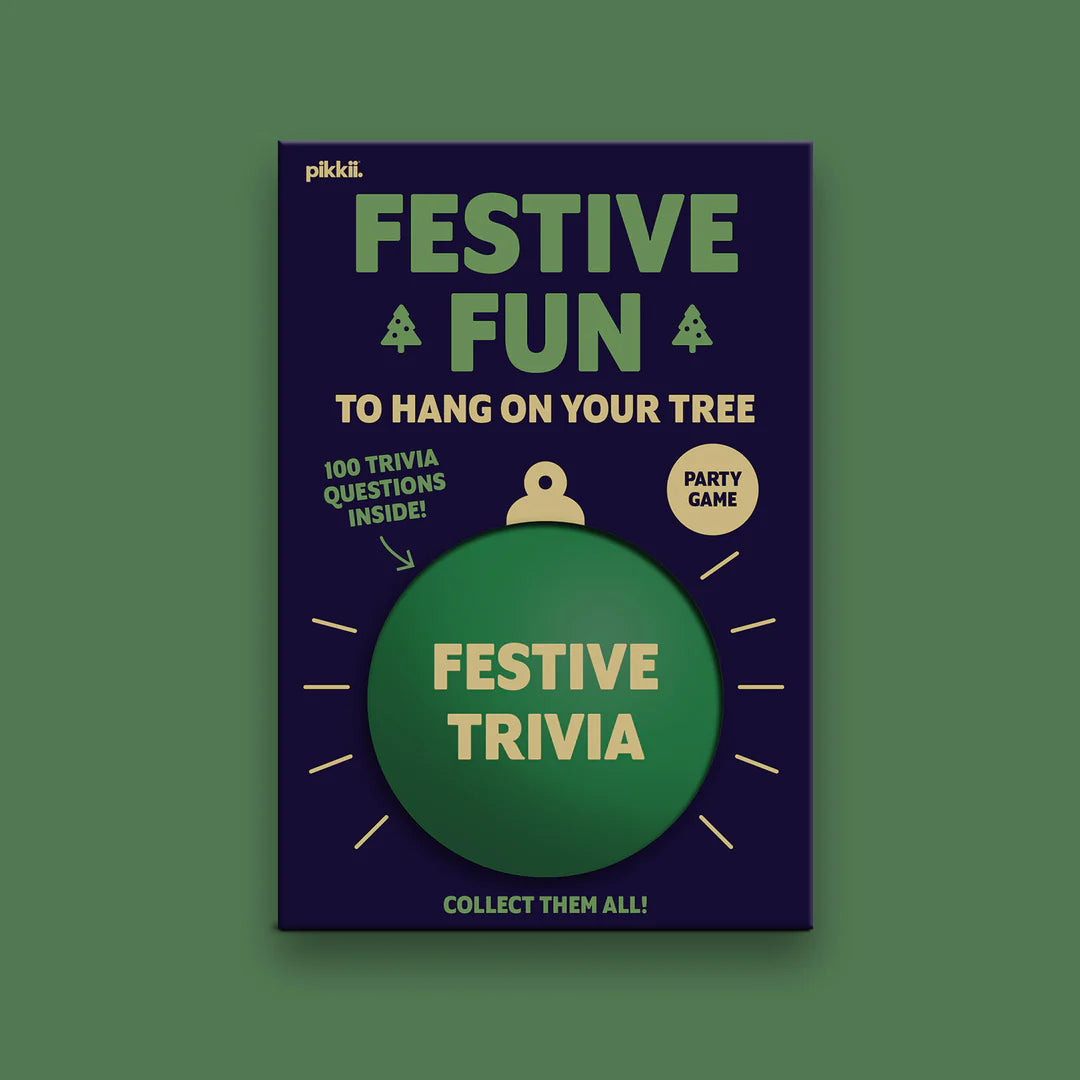 Festive Trivia Bauble – 100 Christmas Questions for All Ages – Pikkii
