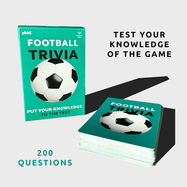Football Trivia Cards by Pikkii - Includes 200 questions to test your knowledge of the game