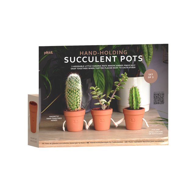 Hand-Holding Succulent Pots