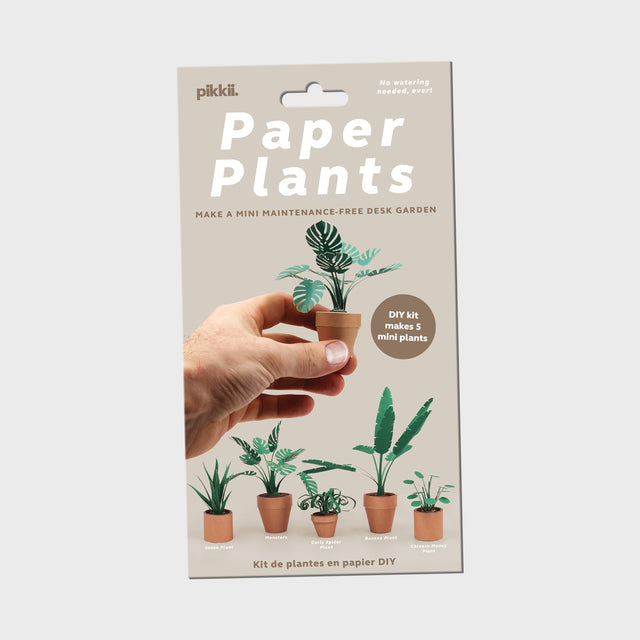 Paper Plants DIY houseplant craft kit by Pikkii