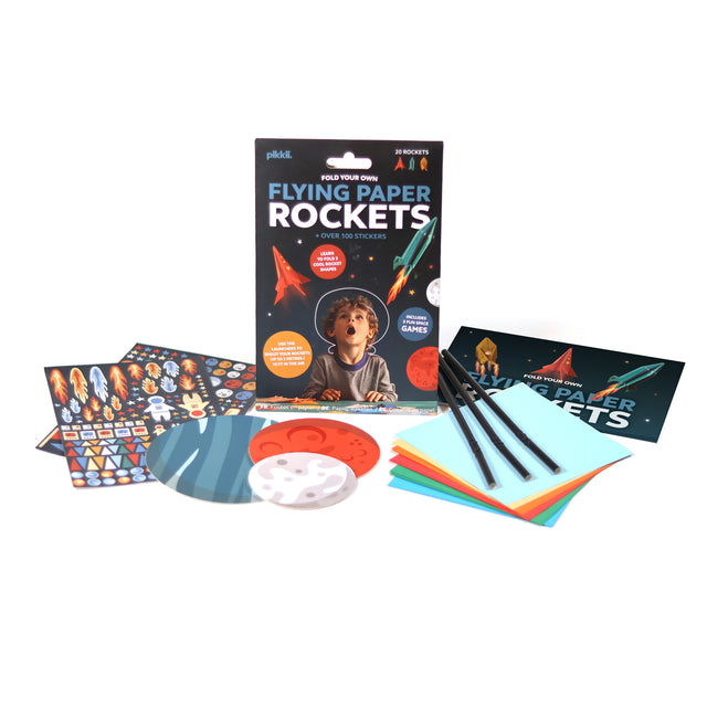 Flying Paper Rockets