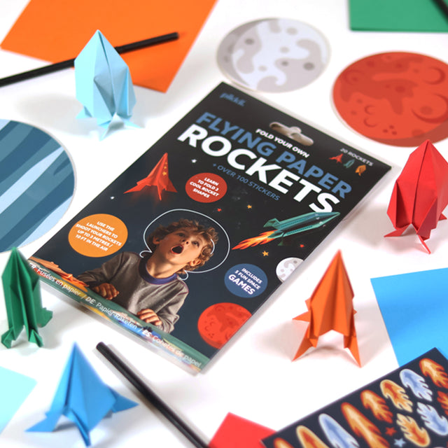 Flying Paper Rockets