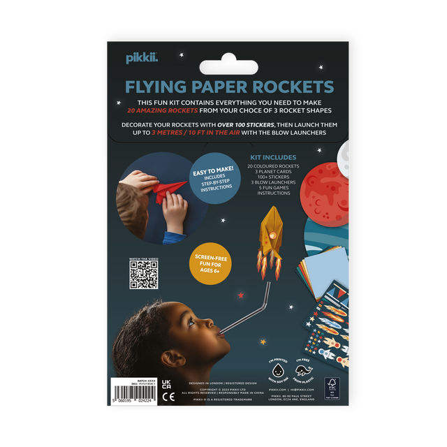 Flying Paper Rockets