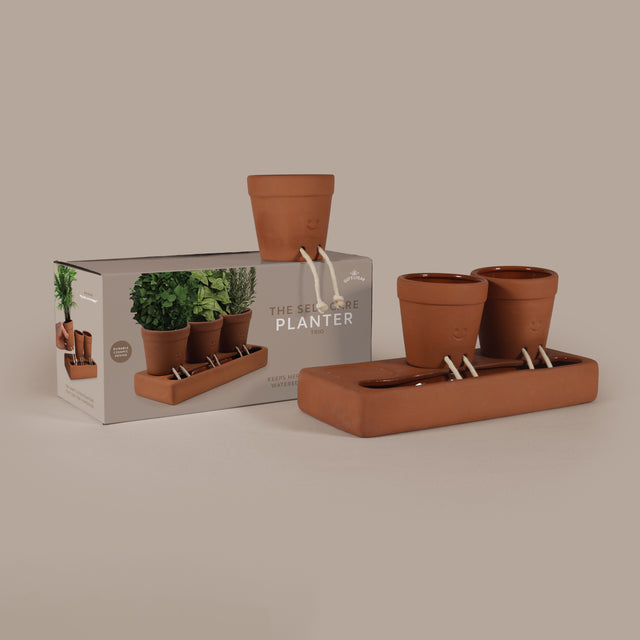 Trio Self Care Planter| Self Watering Plant Pot