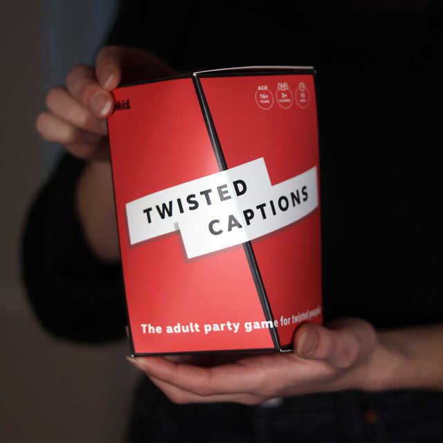 Twisted Captions Party Game Twisted Red Box