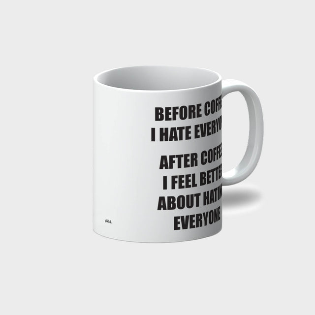 Before Coffee / After Coffee Mug ☕