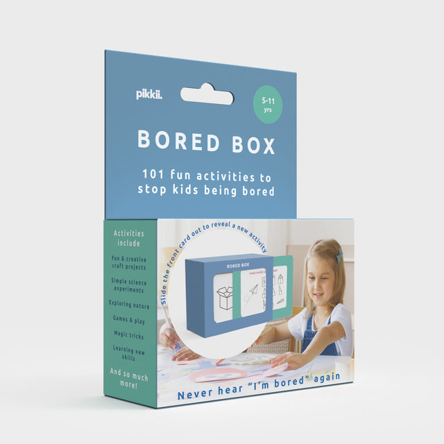 Bored box by Pikkii packaging front