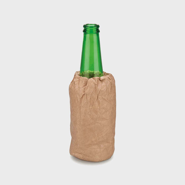 Brown Paper Bag Beer Bottle Drinks Koozie Cooler