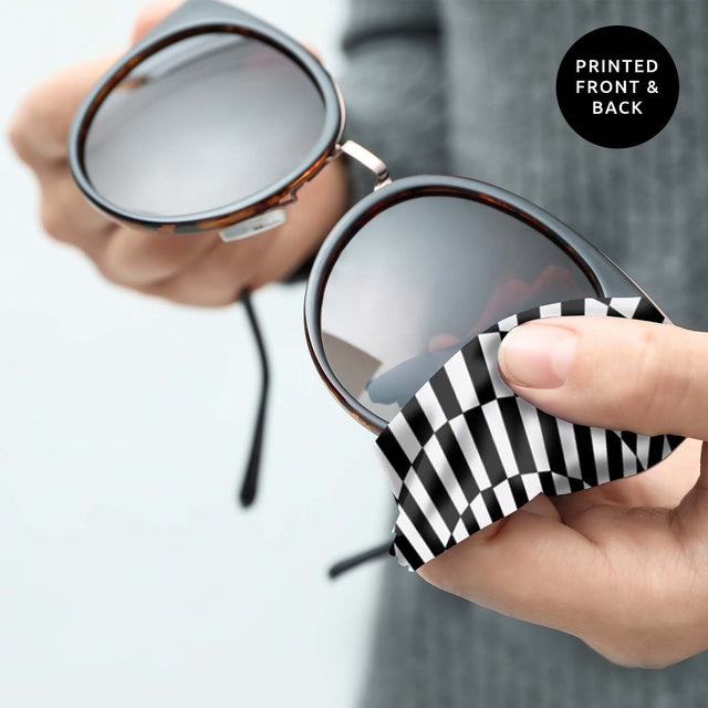 Optical Illusion Hole Glasses Cloth by Pikkii Cleaning Sunglasses