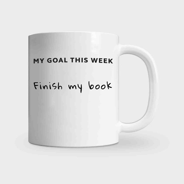 Pikkii - My Goal This Week Mug + Pen - Finish My Book