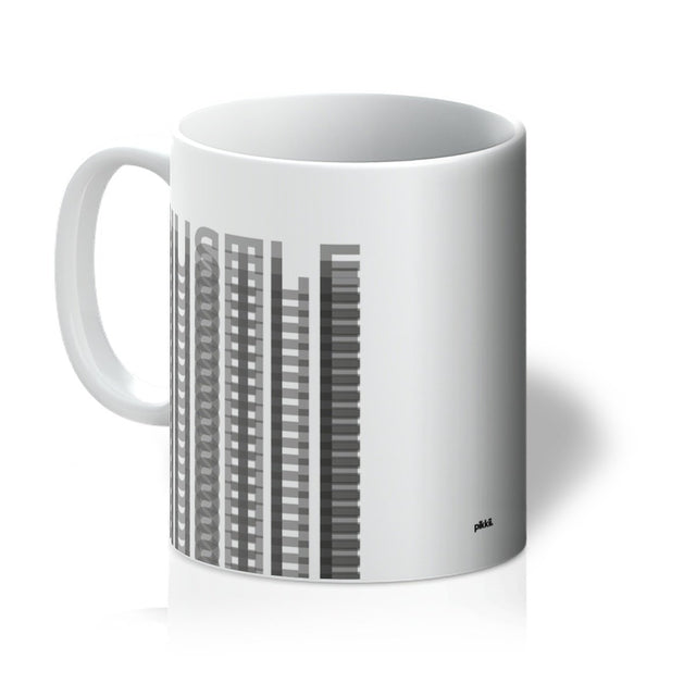Pikkii Hustle mug on white Background