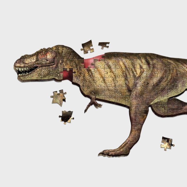 T-Rex Layer Jigsaw Puzzle by Pikkii - Layers Stacked on Top of Each Other Close Up