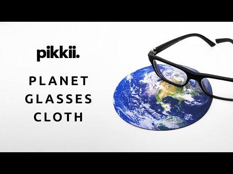 Planet Earth Microfiber Glasses Cloth by Pikkii Video