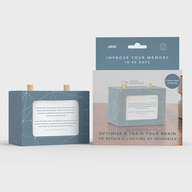 Improve Your Memory in 90 Days Scroll Box with Packaging