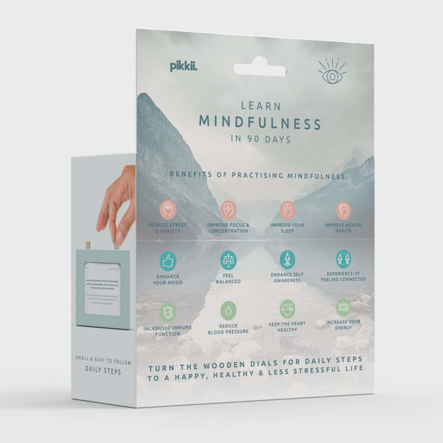 Mindfulness in 90 Days Scroll Box Back of Packaging