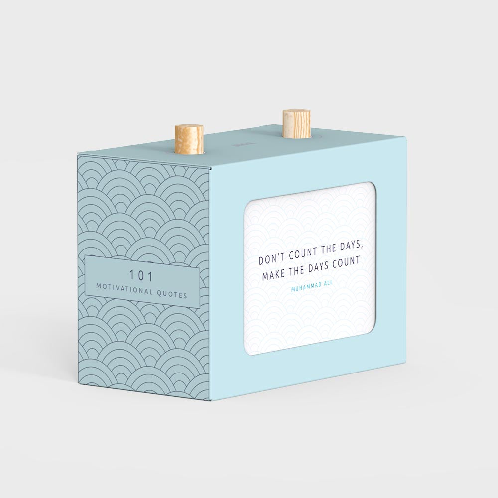 101 Motivational Quotes Scroll Box - Daily Inspiration from Pikkii