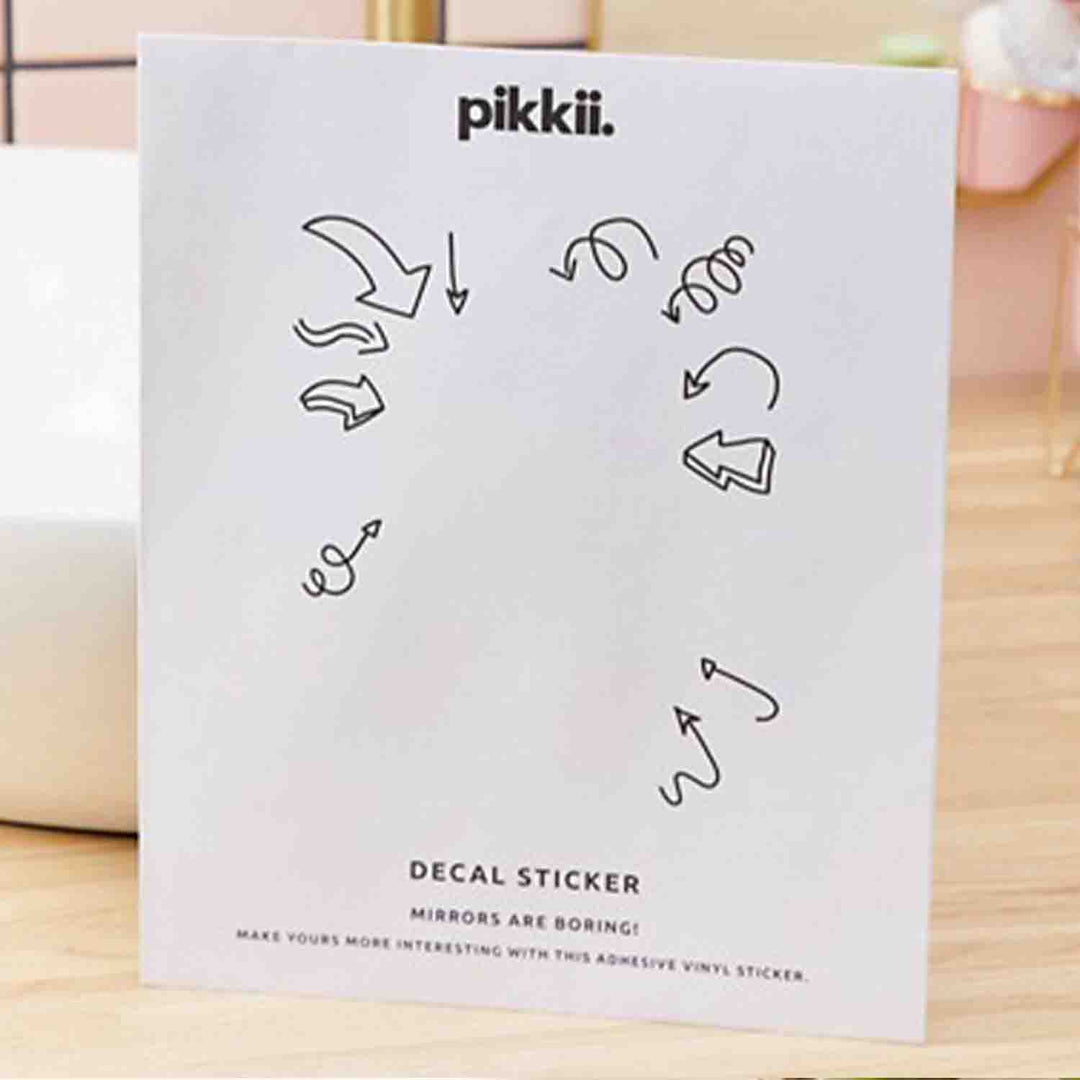 All About Me Vinyl Wall Decal | Fun Stickers for Windows & Mirrors – Pikkii