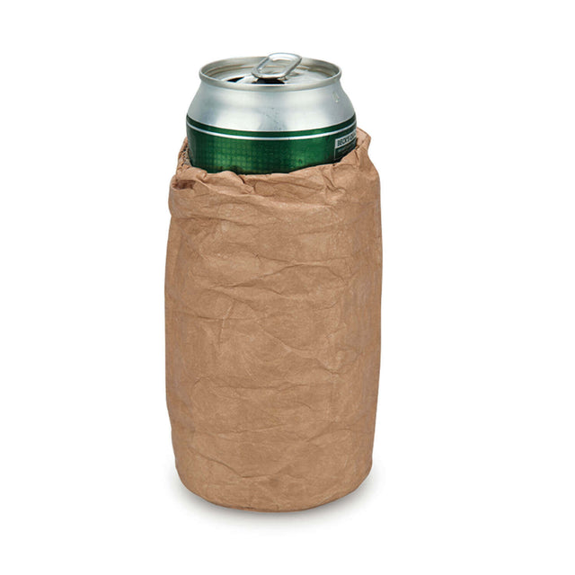 Beer Can in Bum Bag Drinks Cooler on white Background