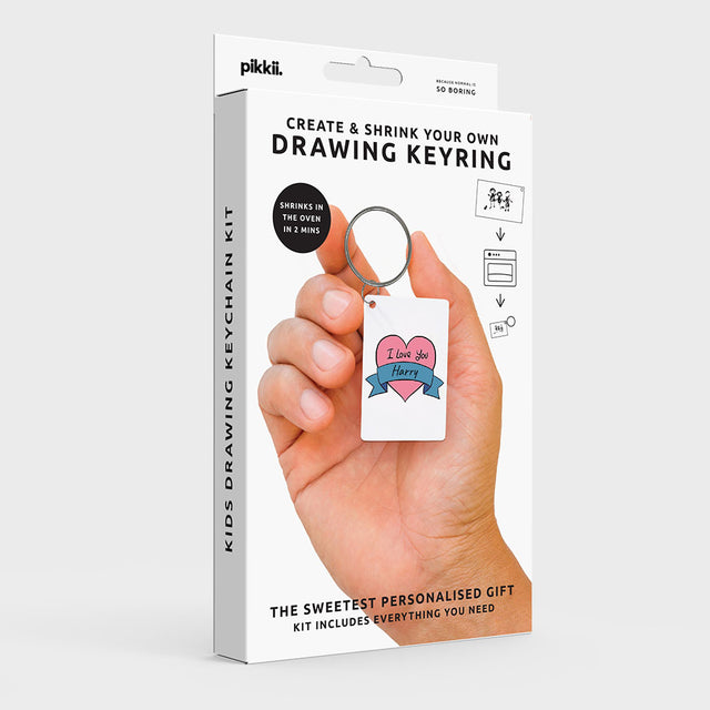 Drawing Shrink Keyring Shrinky Kit by Pikkii