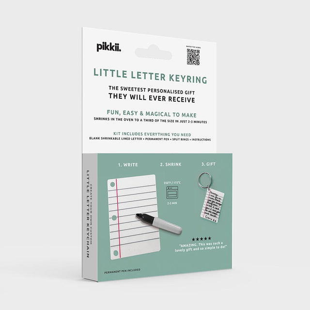 Little Letter Shrink Keyring Kit by Pikkii