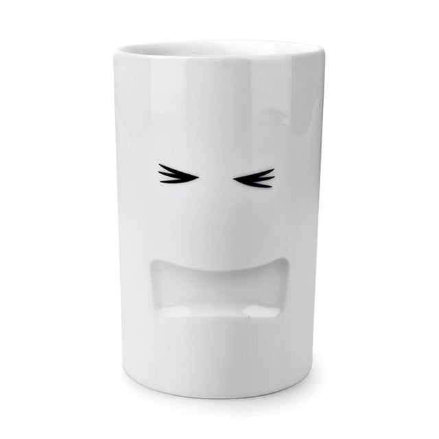 Pikki Mood Mug Stressed insulated mug on white background
