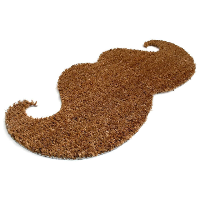 Pikki Moustage Doormat at an angle on white background