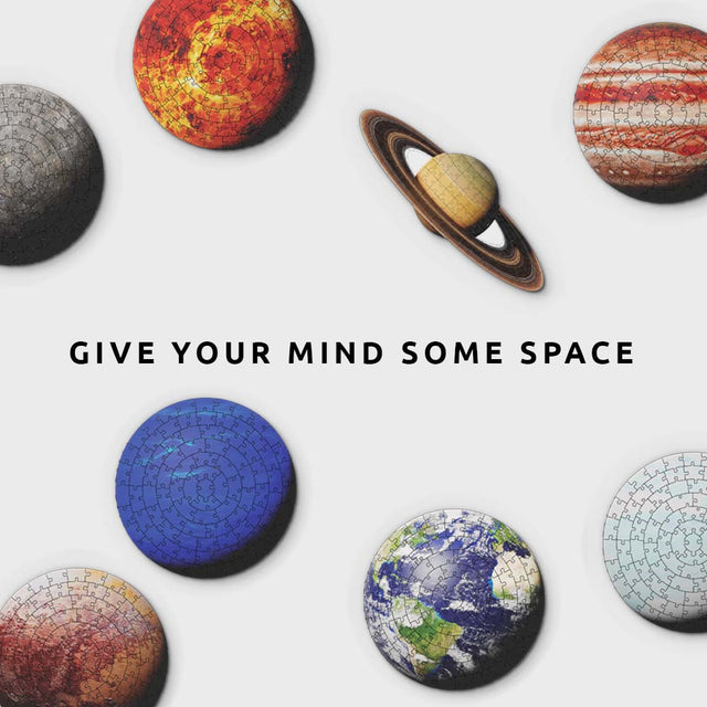 pikkii planets jigsaw puzzle space solar system give your mind some space over white background